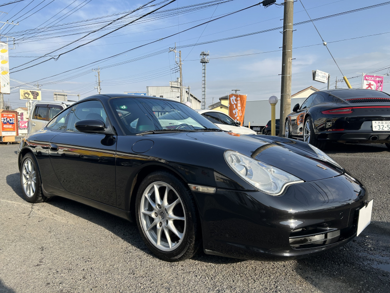 ポルシェ 911(Type996) カレラ 6MT 左H レザーシート　純正17インチアルミ